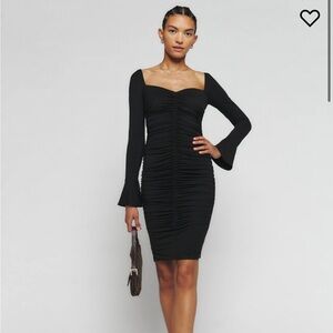 reformation barrie knit dress size small